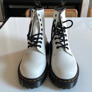 White doc martens brand new with tags